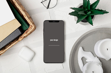iPhone photo mockup