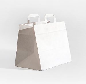 White Take Away Paper Bag
