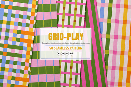 Stripes & Plaids Seamless Pattern