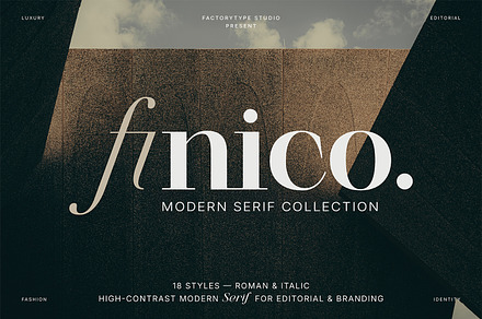 Finico Serif – High-Contrast Family