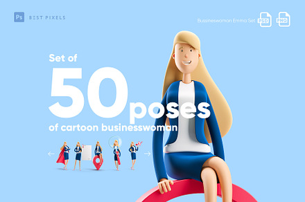 Businesswoman Emma Set
