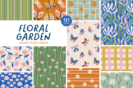 Floral Garden - Patterns & Posters