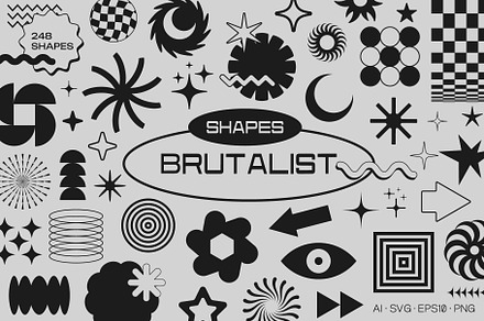 BRUTALIST SHAPES VECTOR SET