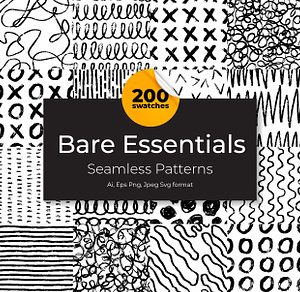 200 Hand Drawn Seamless Patterns