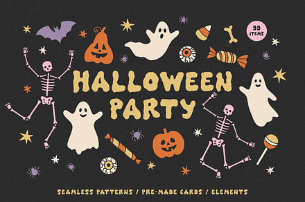 Halloween Party - Cards & Patterns