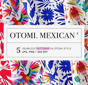 Otomi Mexican Traditional Patterns 2