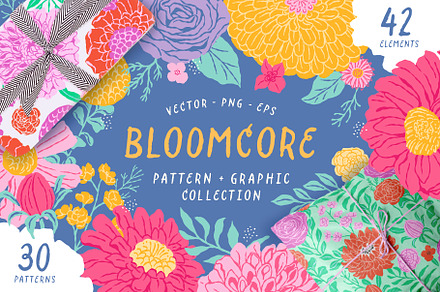 Bloomcore Vector Patterns & Graphics