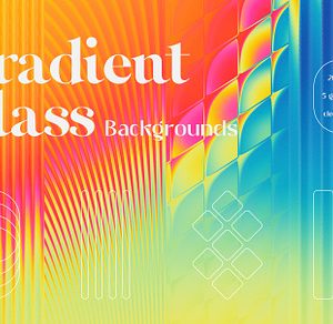 Gradient Glass Backgrounds