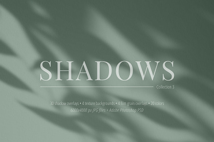 30 Shadow Overlays vol. 03 Plants