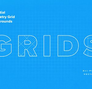 Essential Geometry Grid Backgrounds