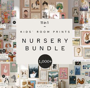NURSERY PRINTS BUNDLE (1,000+)
