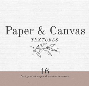 Watercolor paper canvas textures