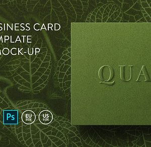 Business Card Template and Mockup Bundle