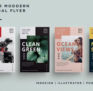 Super Modern Event Flyer PSD AI INDD