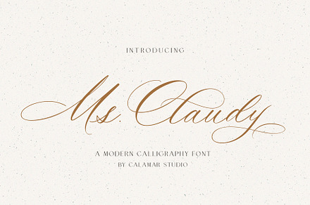 Ms Claudy | Wedding Calligraphy Font