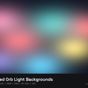 Blurred Orb Light Backgrounds