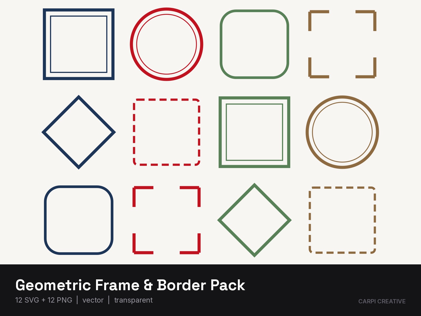Geometric Frame & Border Pack