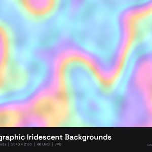 Holographic Iridescent Backgrounds